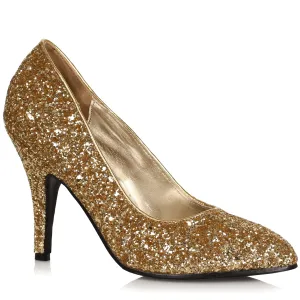 411-SHIMMER 4" Glamorous Glitter Pump
