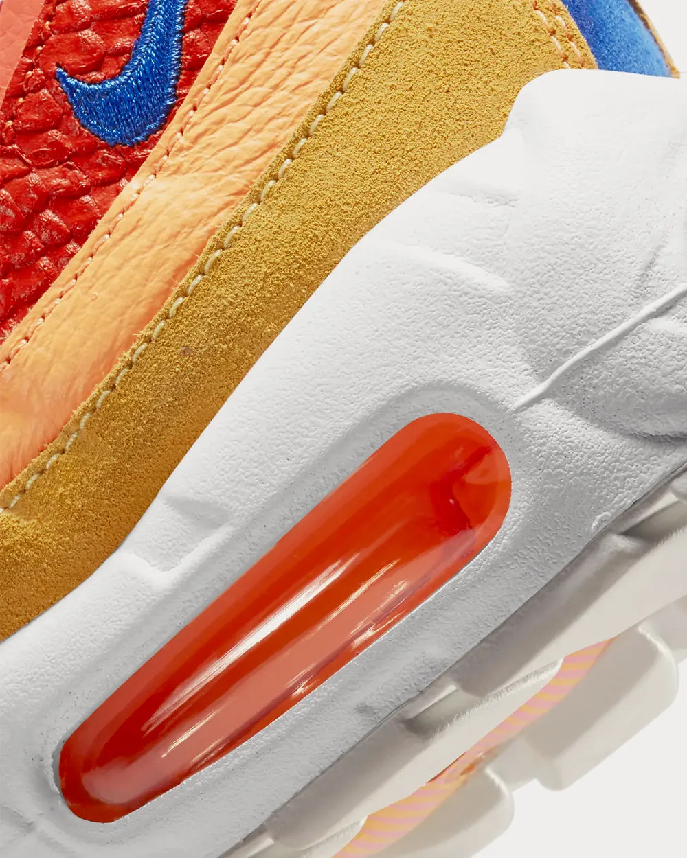 Air Max 95 Campfire Orange / Sail / Laser Orange / Racer Blue Low Top Sneakers