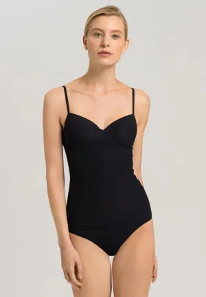 Allure Camisole with Padded Bra - Black