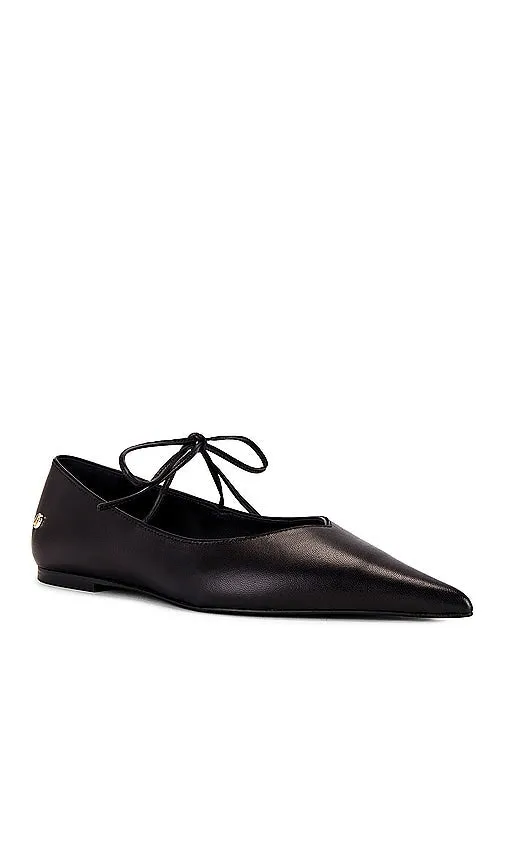 ANINE BING Nikki Flats in Black