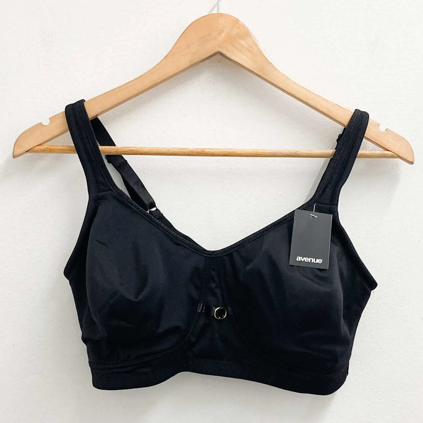 Avenue Black Wire-Free Soft Cup Bra 40DD