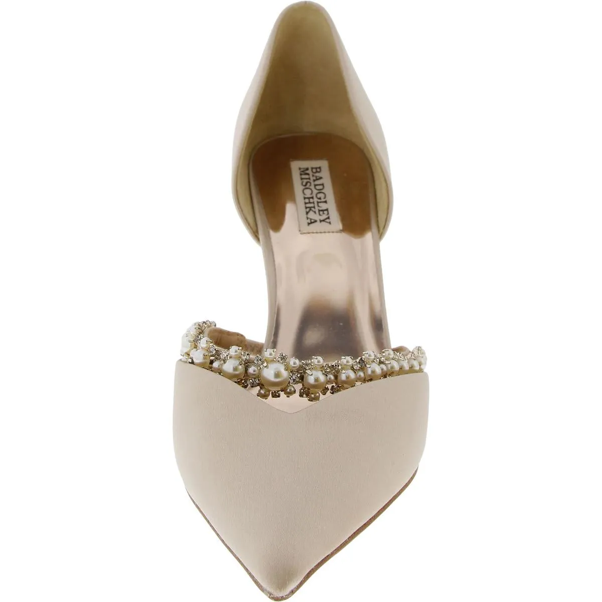 Badgley Mischka Womens Rhinestones Stiletto Pumps