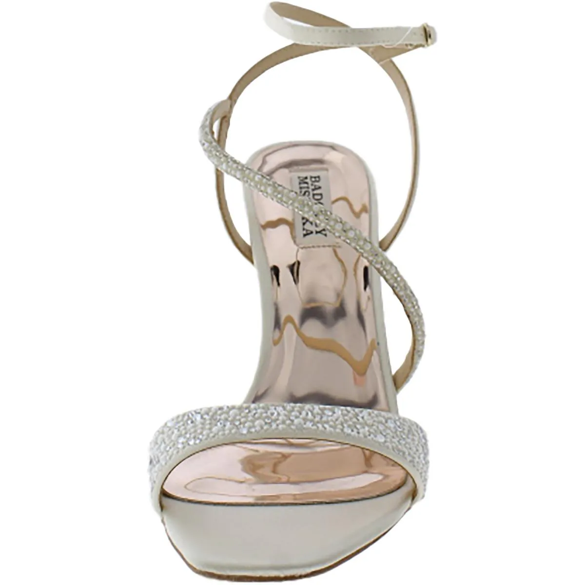 Badgley Mischka Womens Sally Embellished Square Toe Pumps