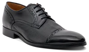 Barker Ashbourne Black Hi Shine/ Grain