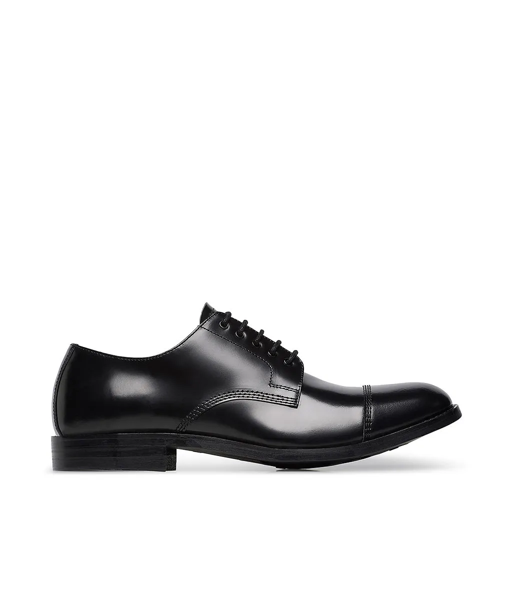 Black brushed calfshin Oxford shoe