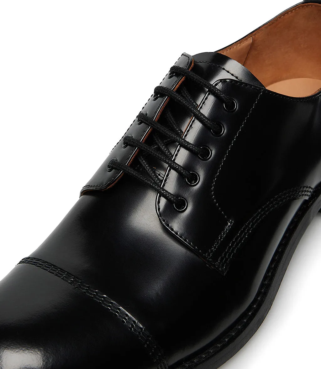 Black brushed calfshin Oxford shoe
