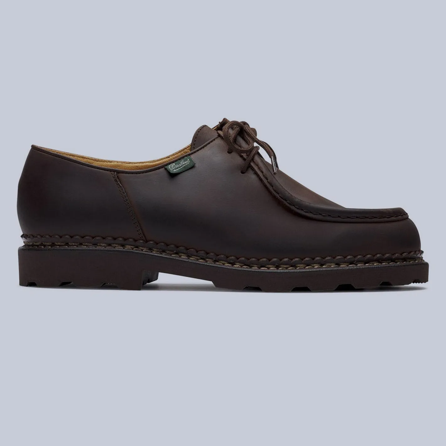 Brown Nubuck Michael Derby Shoes