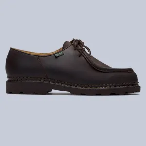 Brown Nubuck Michael Derby Shoes