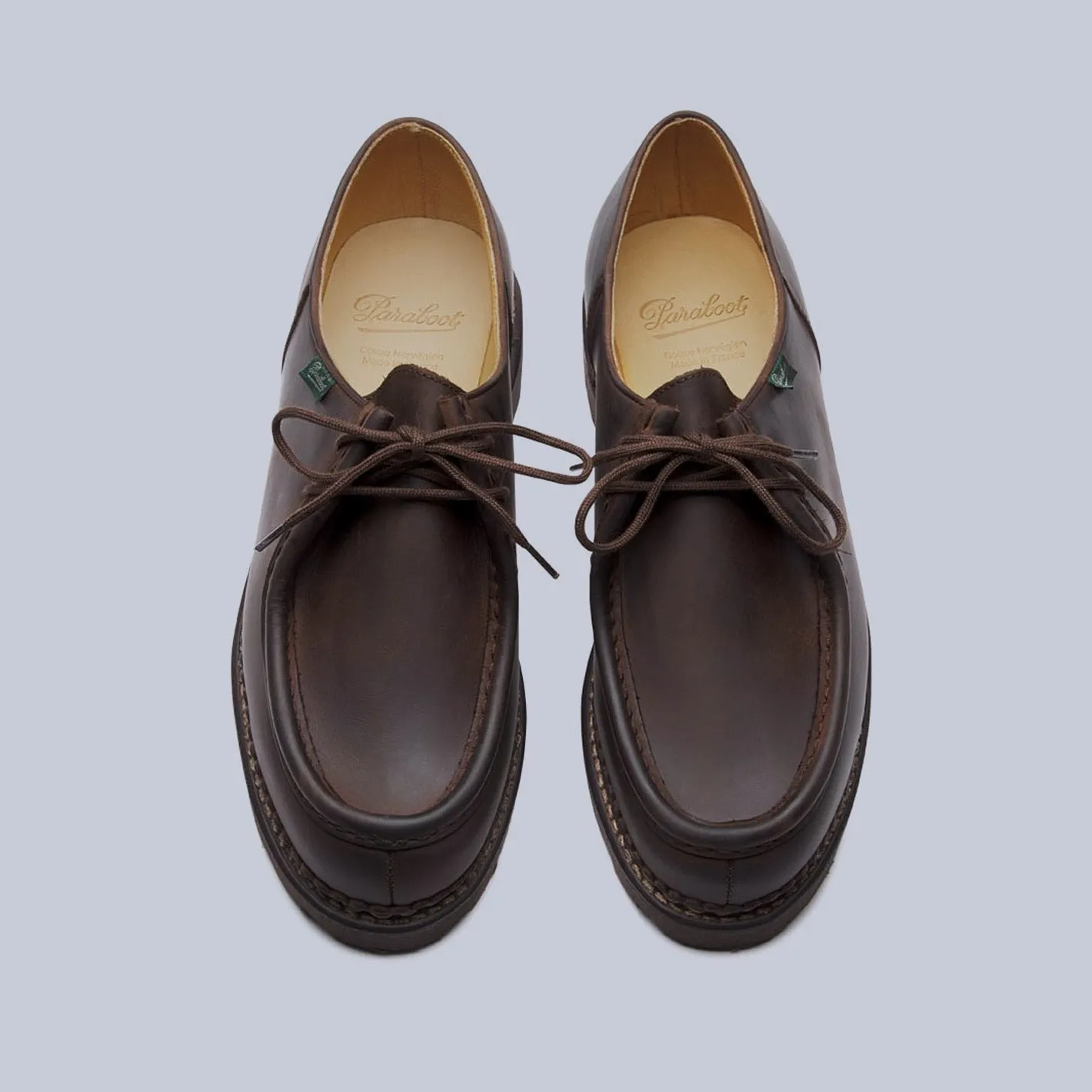 Brown Nubuck Michael Derby Shoes
