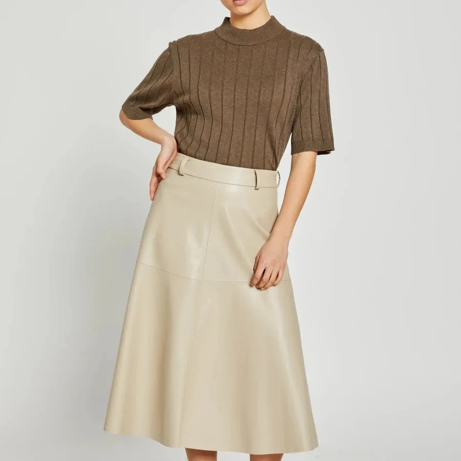 Bruuns Bazaar Imma Skirt Silver Cloud