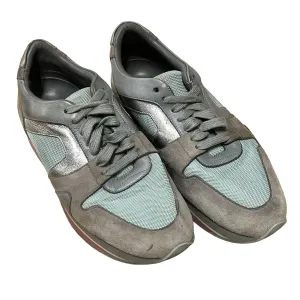 BURBERRY/Low-Sneakers/US 6.5/Leather/SLV/Field sneakers