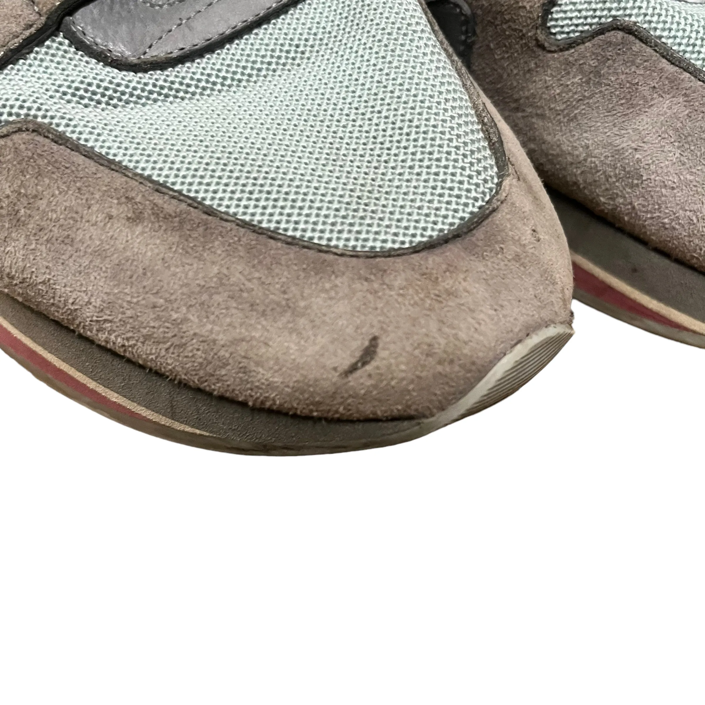 BURBERRY/Low-Sneakers/US 6.5/Leather/SLV/Field sneakers