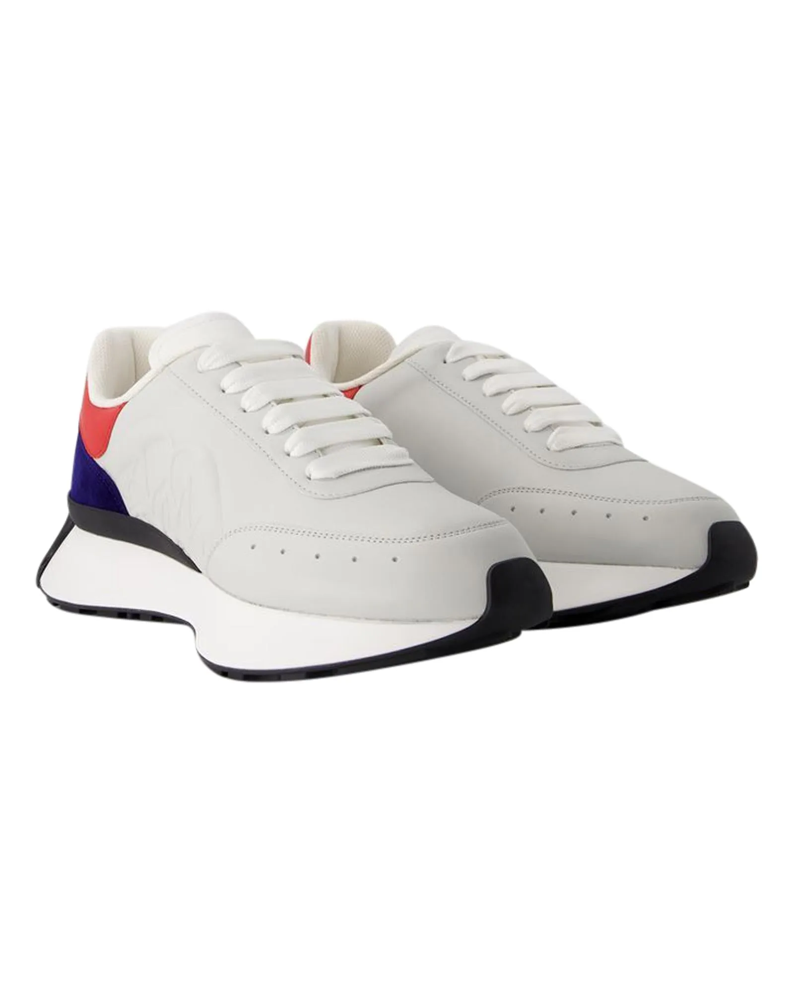 Calfskin Sprint Runner Sneakers with Rubber Sole