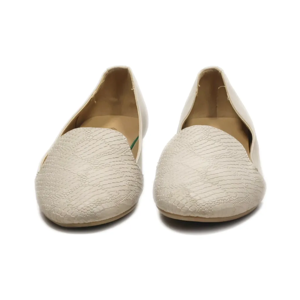 Call It Spring Vegan Ballerinas Leather Beige Colour For Women