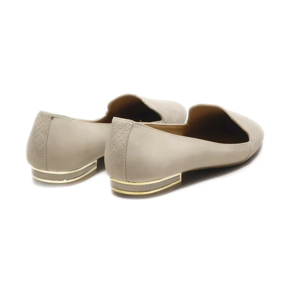 Call It Spring Vegan Ballerinas Leather Beige Colour For Women