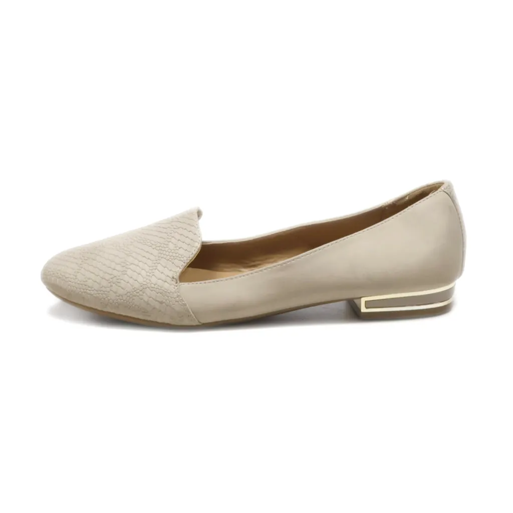 Call It Spring Vegan Ballerinas Leather Beige Colour For Women