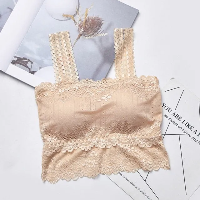 Casual Lace Embroidered Soft Bra (ZN-014)