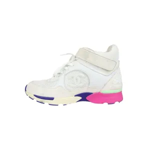 CC Sneakers Suede and Leather Multicolor Size 37.5