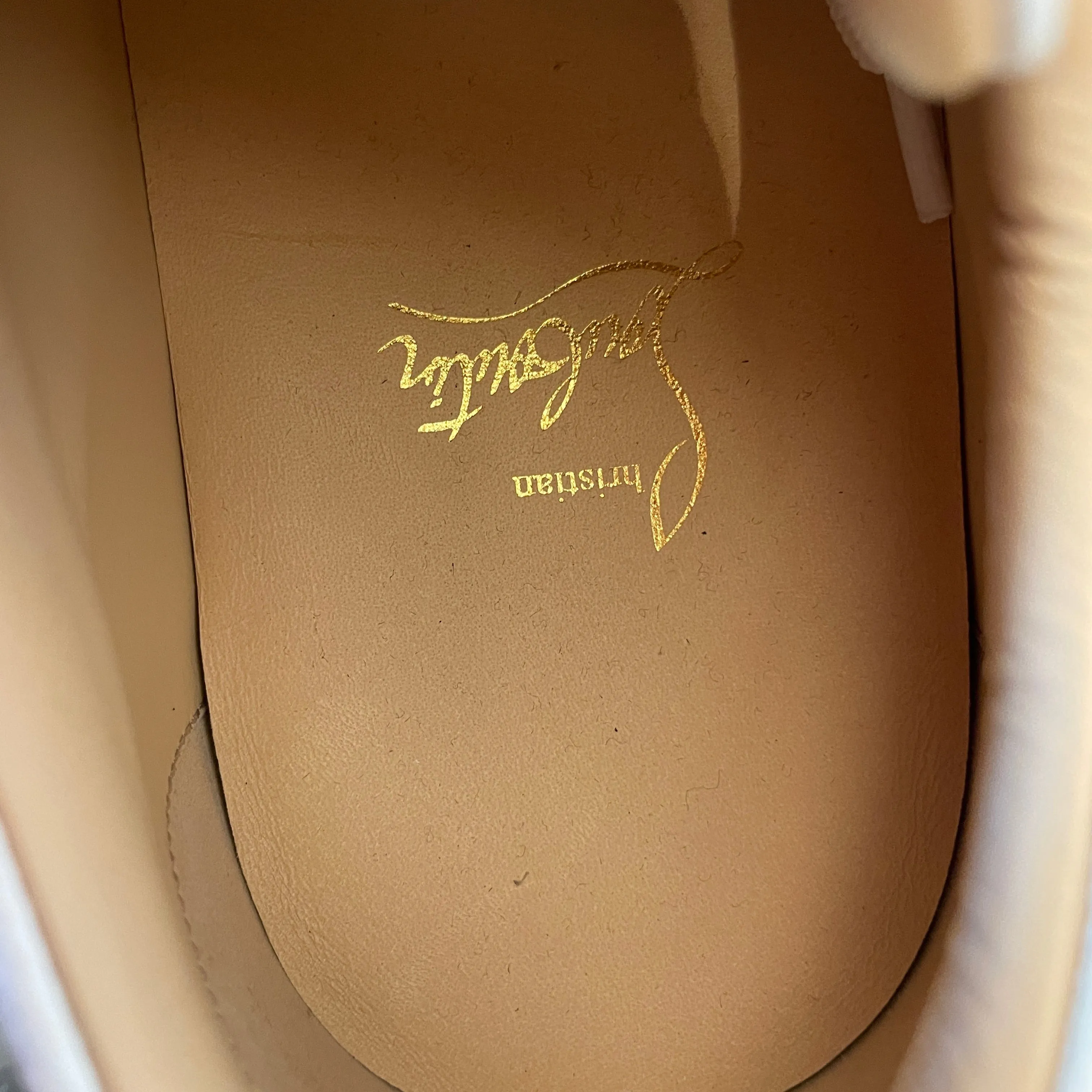 Christian Louboutin/Low-Sneakers/EU 40/Leather/WHT/VIVA VIDA