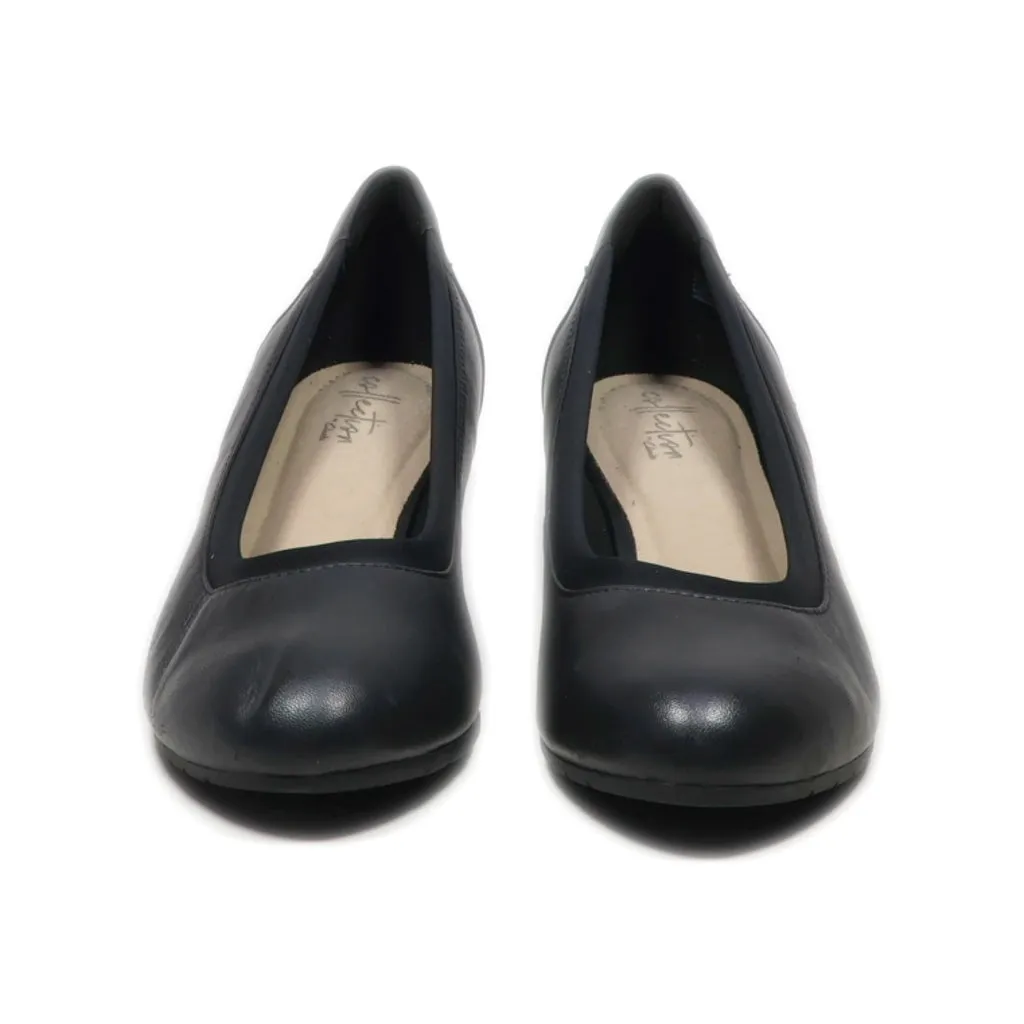 Clarks Collection Ballerinas Leather Black Colour For Women
