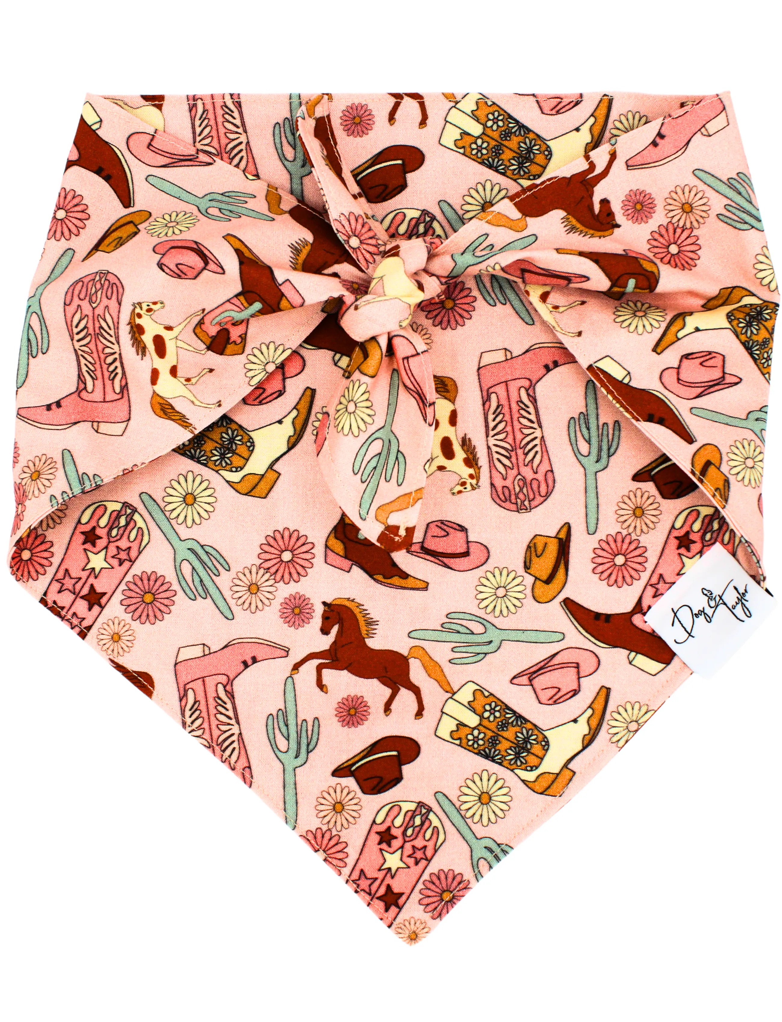 Cowgirl Western Dog Bandana
