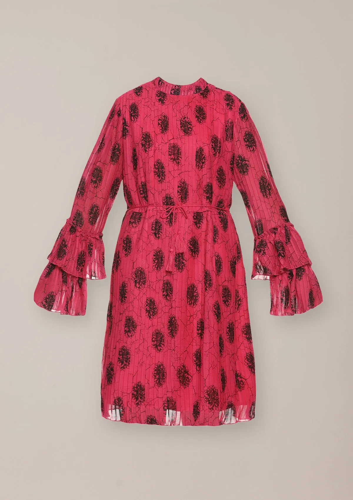 Dazzle - Pleated Chiffon Party Dress