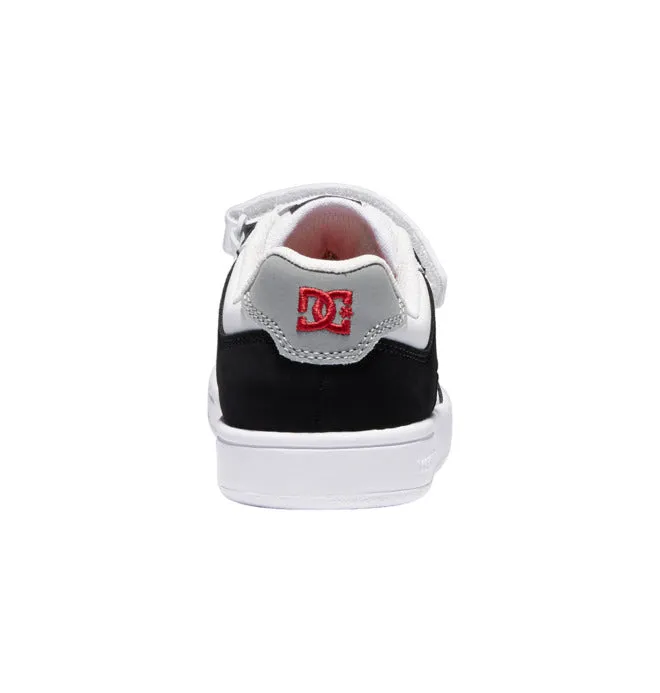 DC Manteca 4 Kids Shoe Black/White Bungee Lace