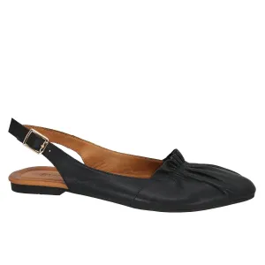 Everly Women's Laguna 01 Slingback Flats- Black