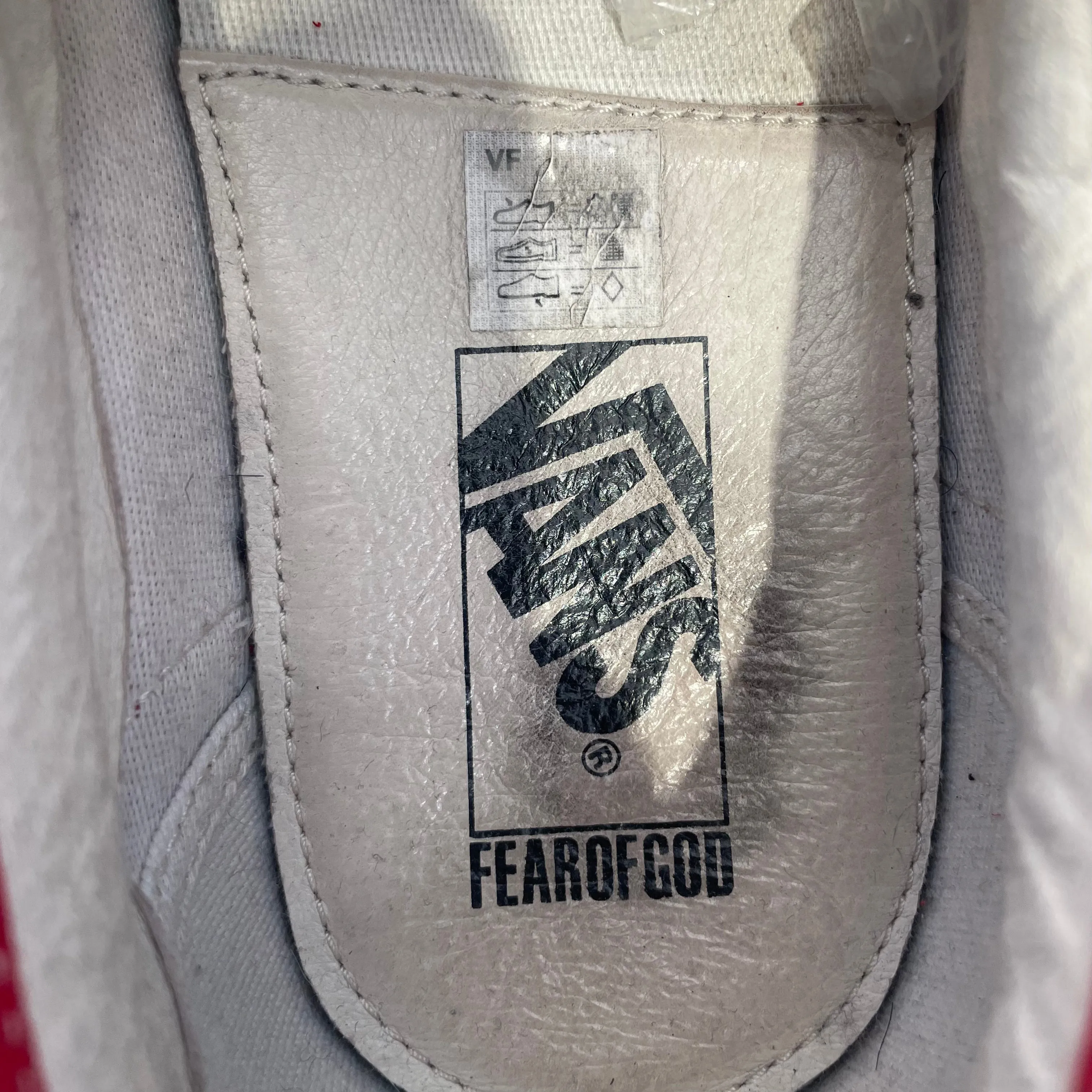 FEAR OF GOD/Low-Sneakers/US 12/Suede/RED/Plain-Toe/