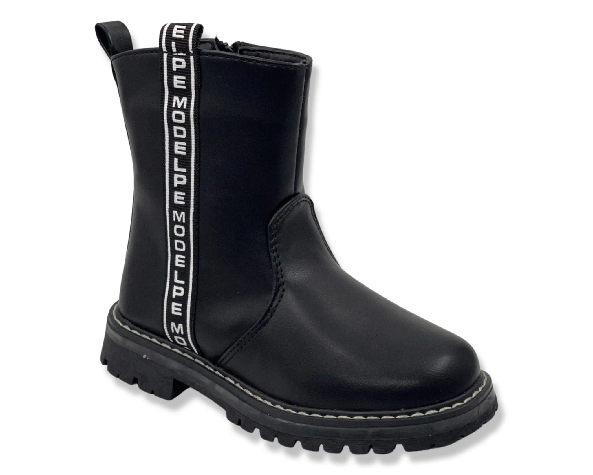 GIRLS CHELSEA BOOTS SIZES 27-35 BLACK