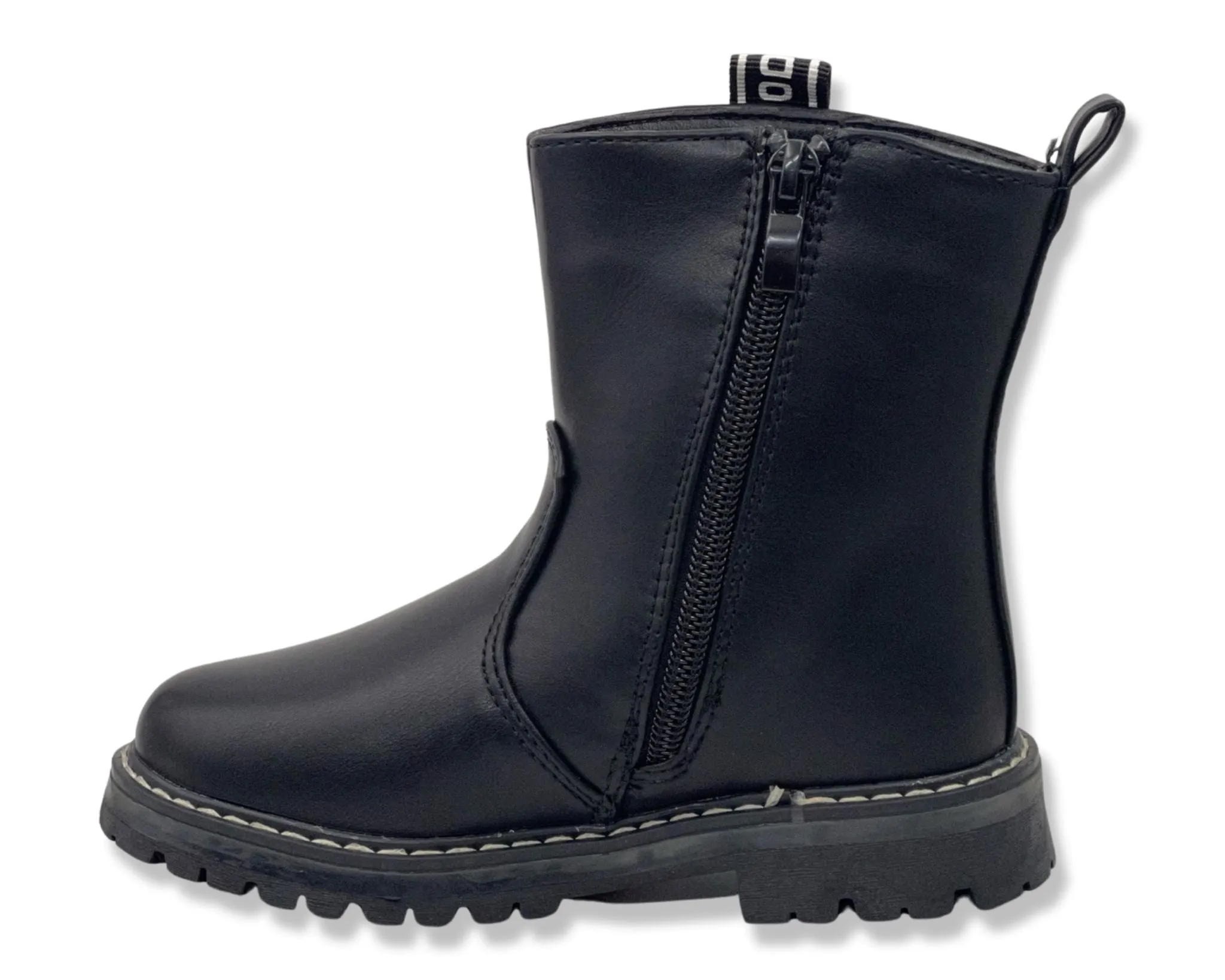 GIRLS CHELSEA BOOTS SIZES 27-35 BLACK