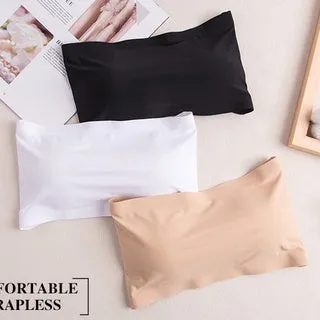 Girls Soft Padded Strapless Tube Bra (8801)