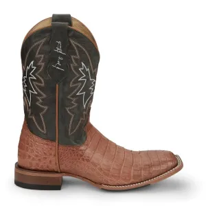 Justin Haggard 11" Tan Caiman Boot