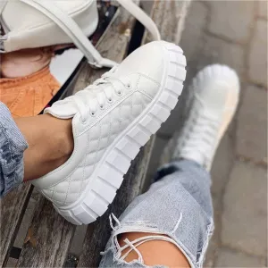Kuuzi Platform Leather Sneakers