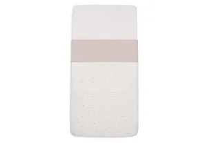 Laken Ledikant 120x150cm Slub - Nougat