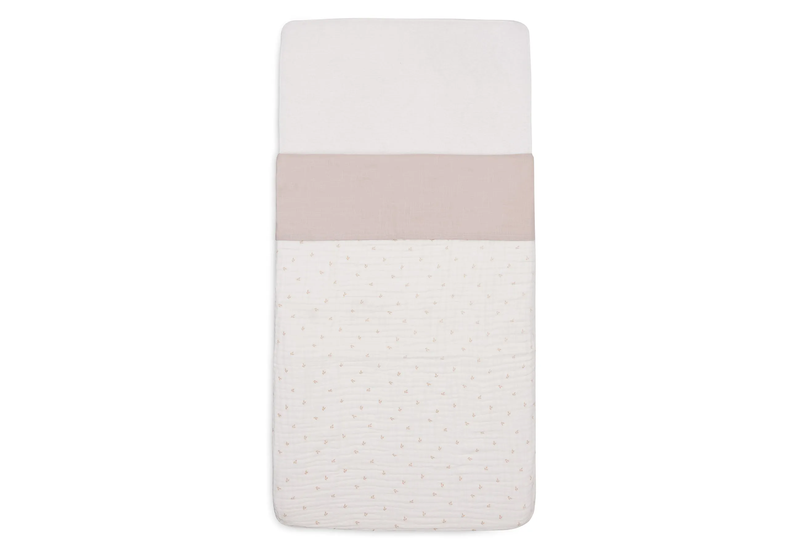 Laken Ledikant 120x150cm Slub - Nougat