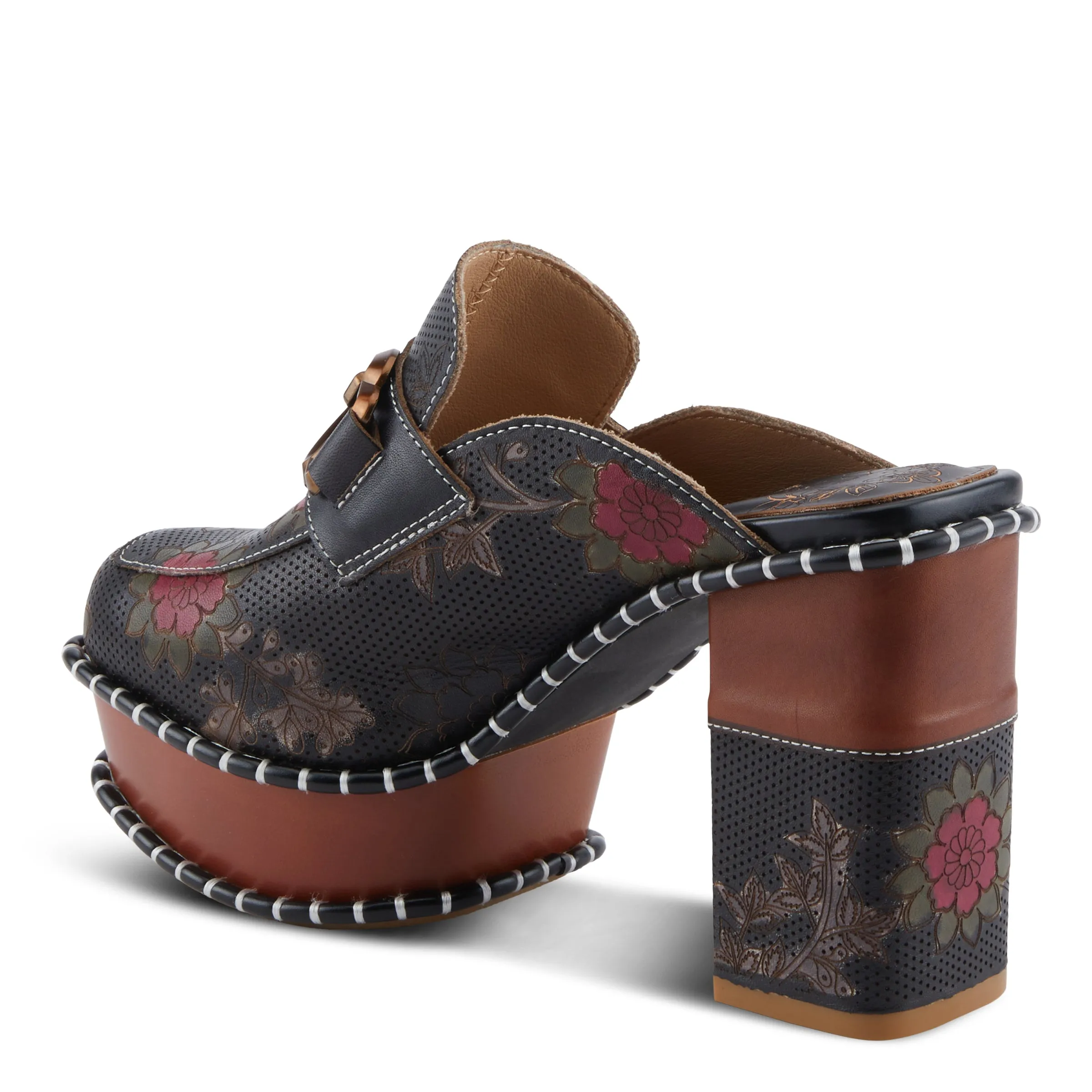 L'ARTISTE MERCYME HEELED MULE