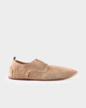 Light Brown Suede Derby Shoes
