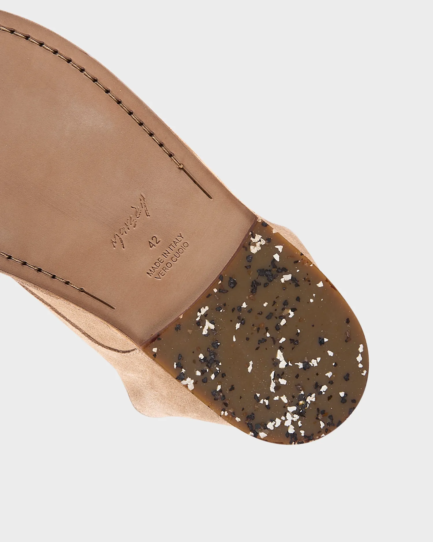 Light Brown Suede Derby Shoes