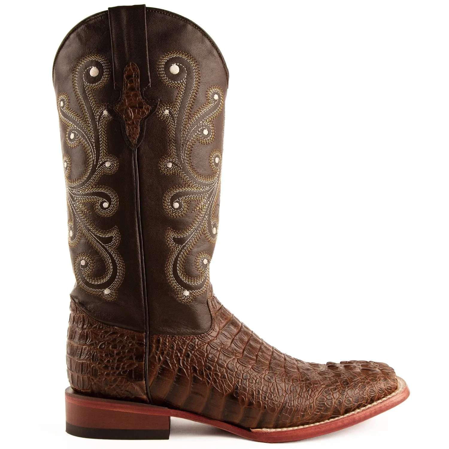 Men's Ferrini Caiman Crocodile Print Boots 4039323