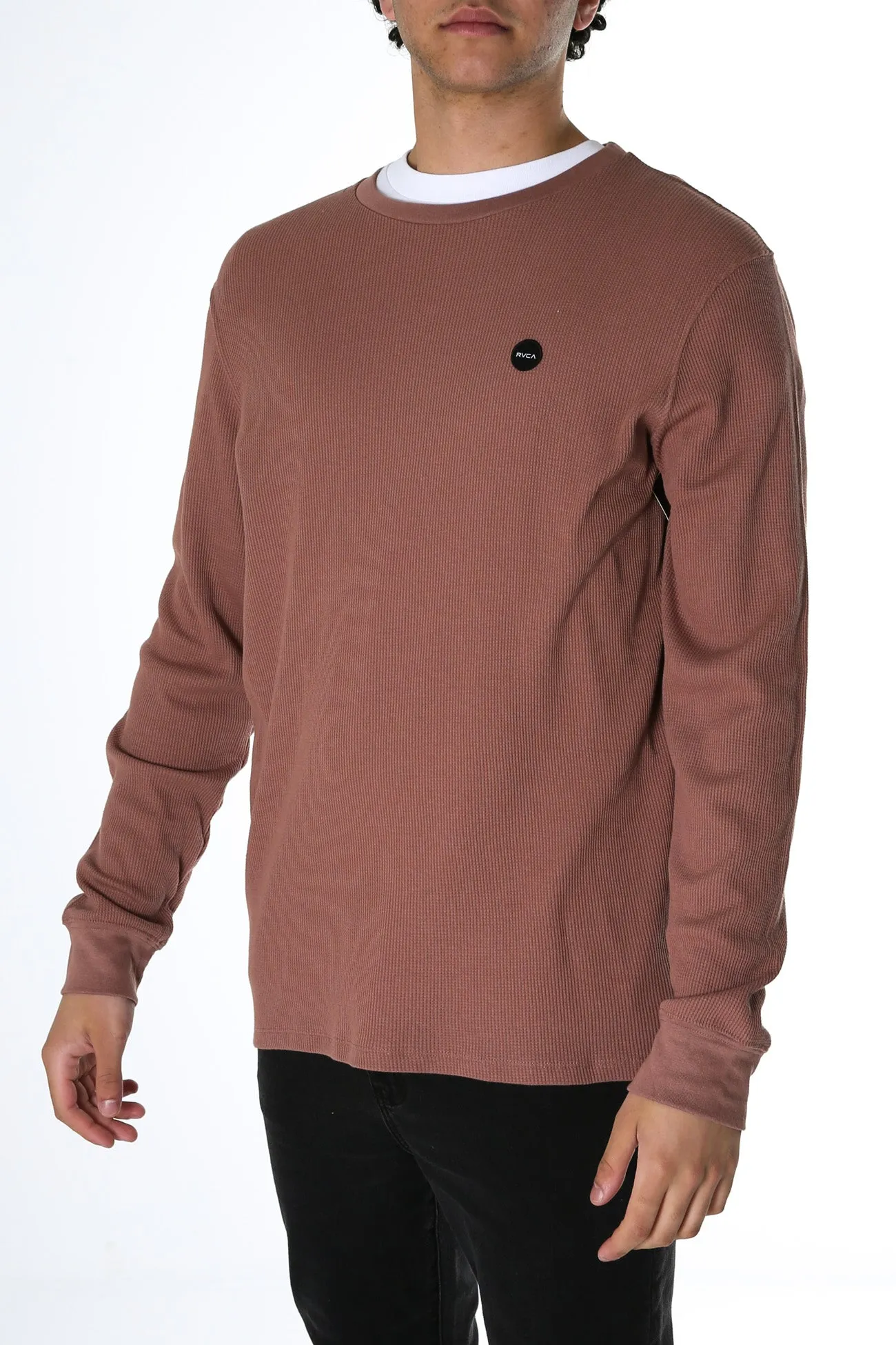 Motors Waffle Long Sleeve Tee Rustic