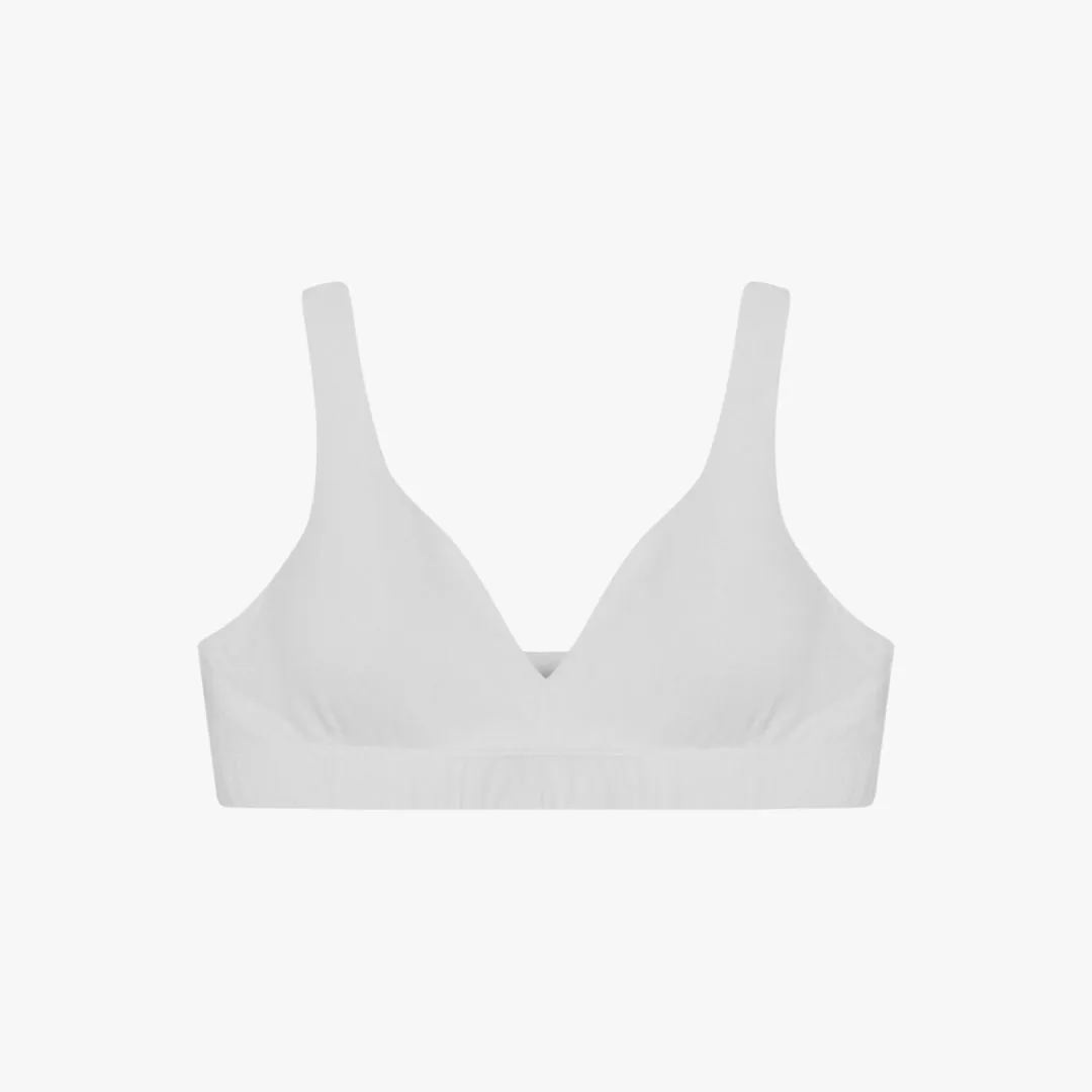 Padded Soft Bra (White)