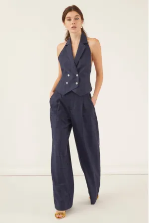 Palmer High Waist Wool Trouser