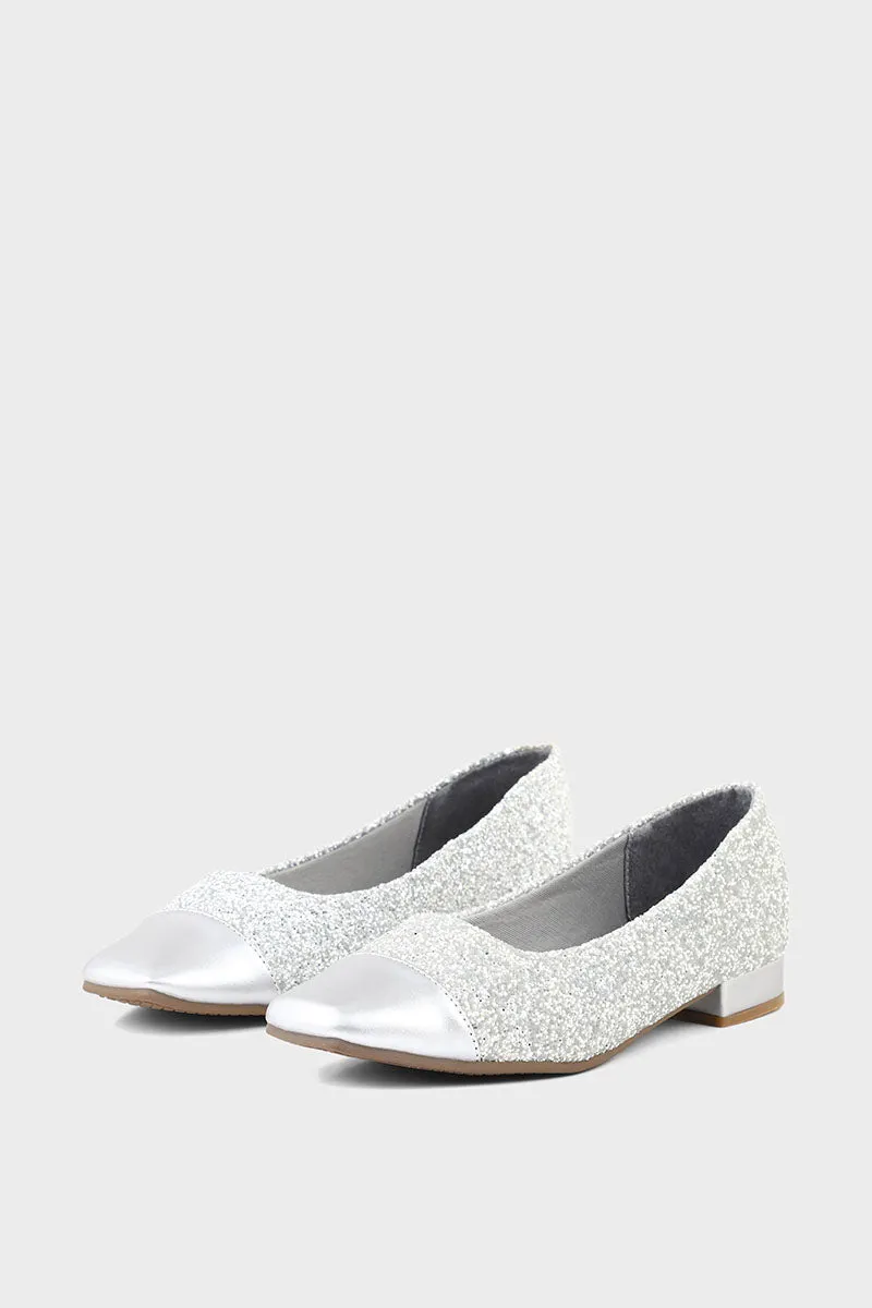 Party Wear Pumps I41409-Silver