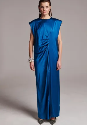 Pearl Long Dress Petrol