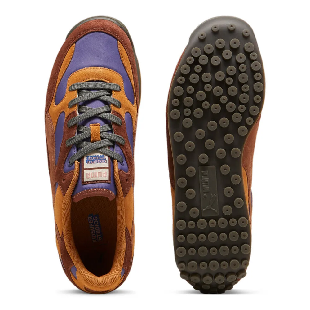 PUMA X KIDSUPER EASY RIDER SNEAKERS BROWN