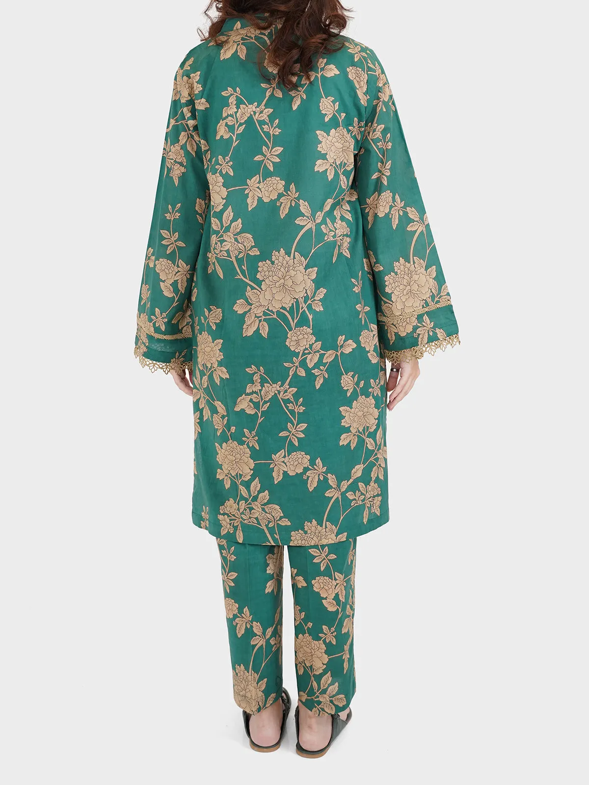 "KAORUV" Printed Two Piece Suit