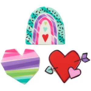 Rainbow Love Sweet Décor® Printed Edible Decorations