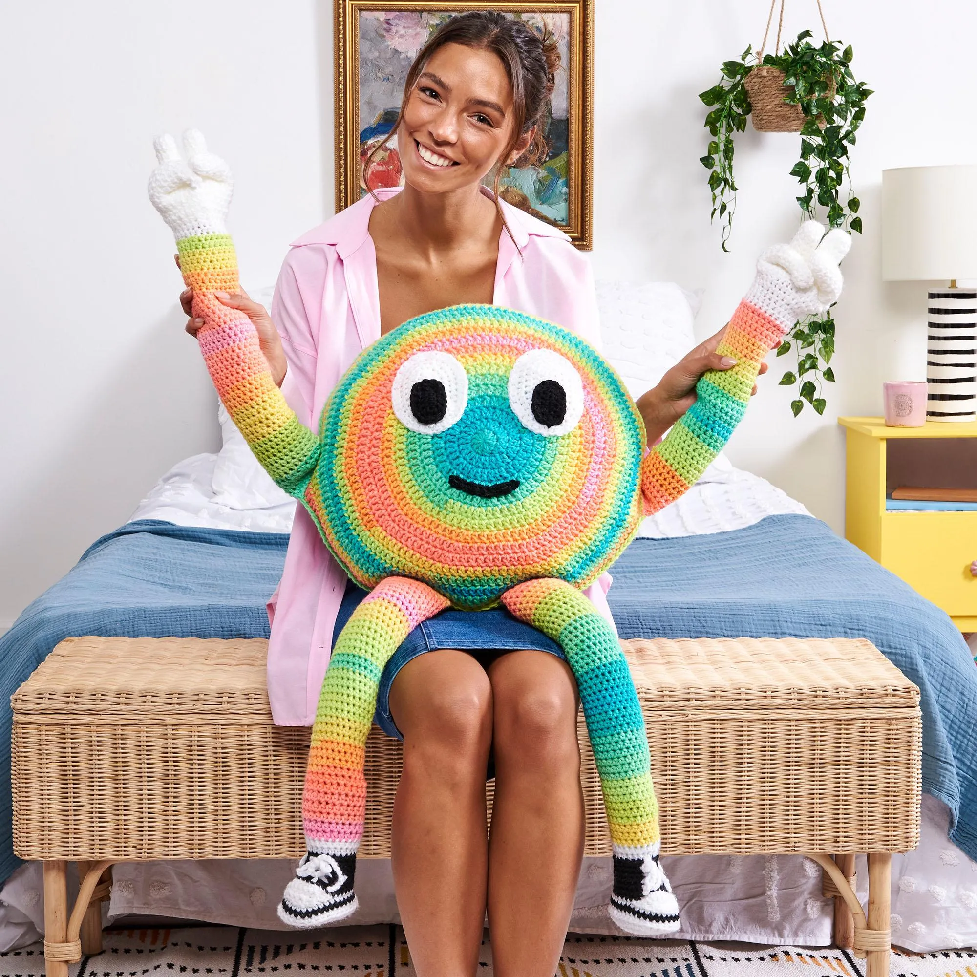 Red Heart Crochet Adventure Pal Pillow