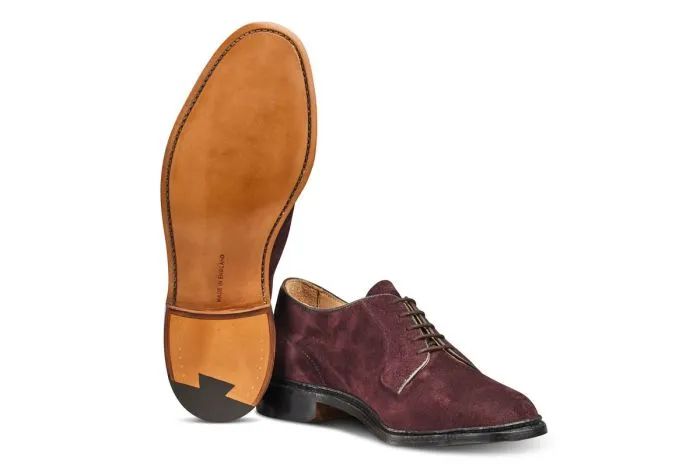 Robert Derby Shoe - Barolo Suede
